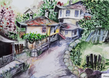 С четка и перо