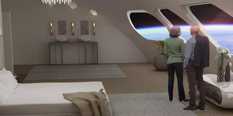 Строят хотел  в Космоса до 2025-а