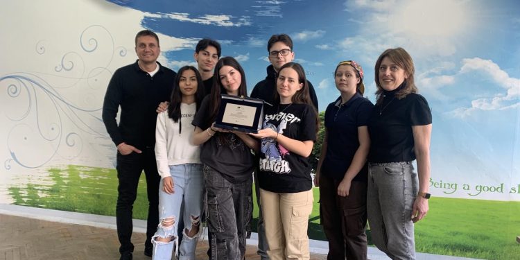 Европейска награда спечели СУ „Никола Вапцаров“ в Силистра