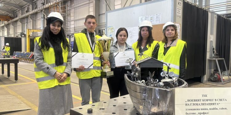 Финалисти на националното състезание „Най-добър млад заварчик“